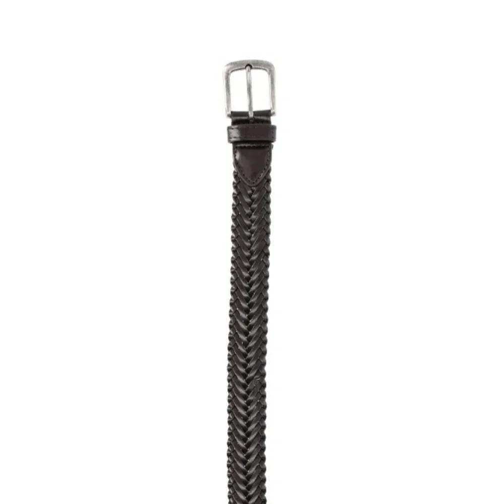 Wonder Nation Dark Brown Braided Belt